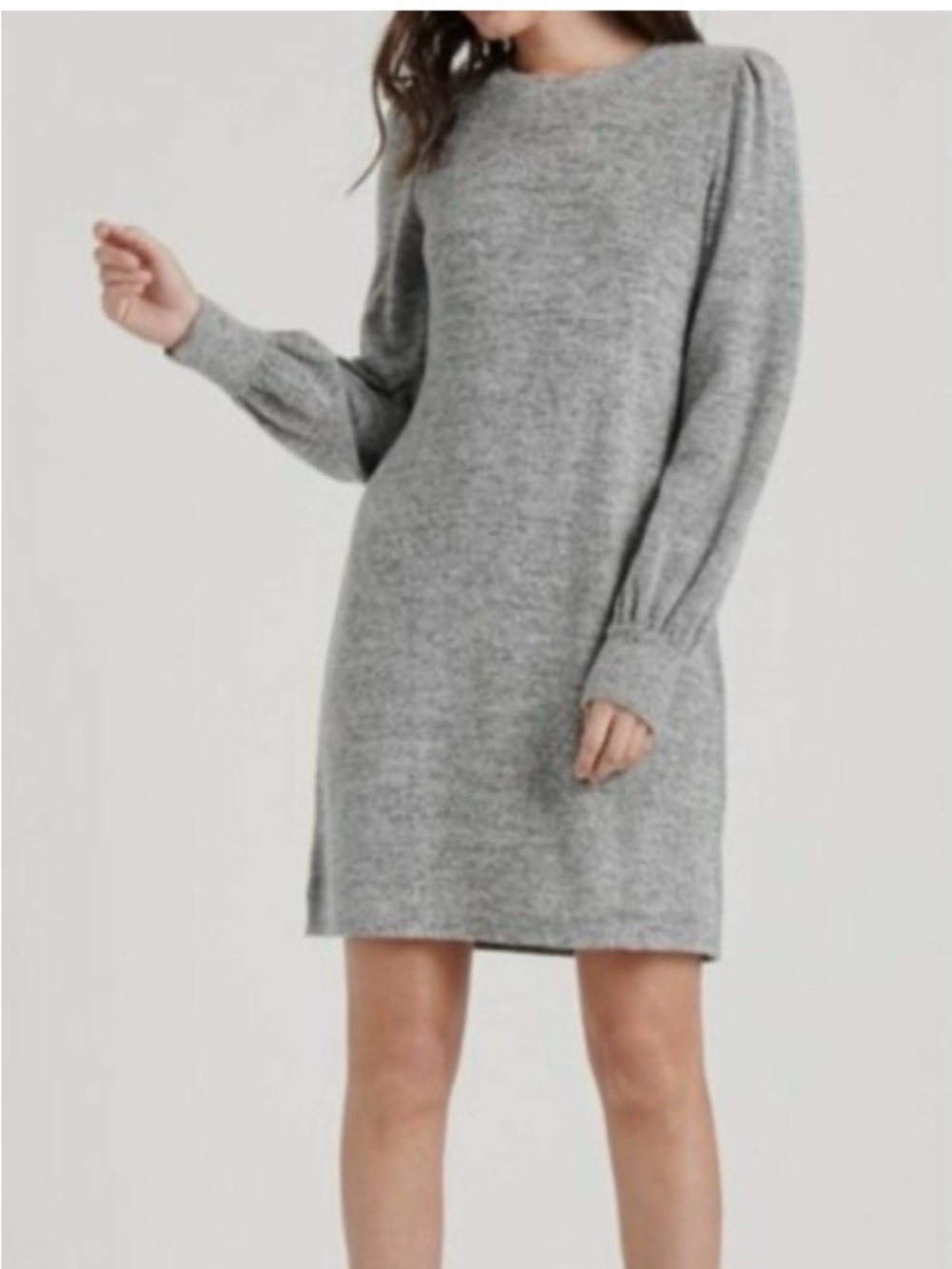 Lucky Brand Heather Gray Cloud Jersey Dress size Small